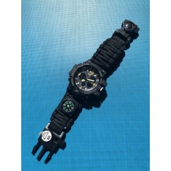 Montre tactique: couleur noire