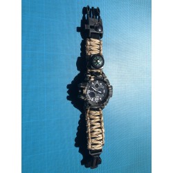 Montre tactique: couleur kaki camouflage
