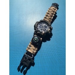 Montre tactique: couleur kaki camouflage