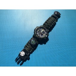 Montre tactique: couleur vert