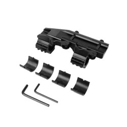 Montage monobloc aluminium pour lunette 25,4 / 30 mm – Rail Picatinny – Fixation rapide