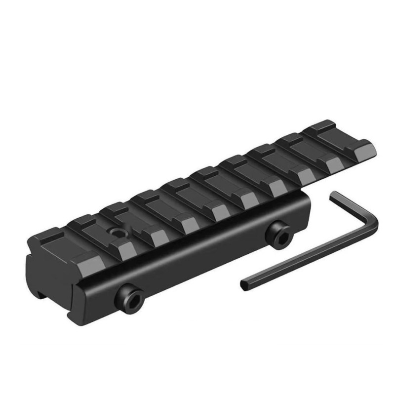 Adaptateur Picatinny 11 mm vers 21 mm – Aluminium