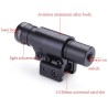 Viseur laser rouge avec collier en aluminium, compatible rail 11mm et rail picatinny 20 mm