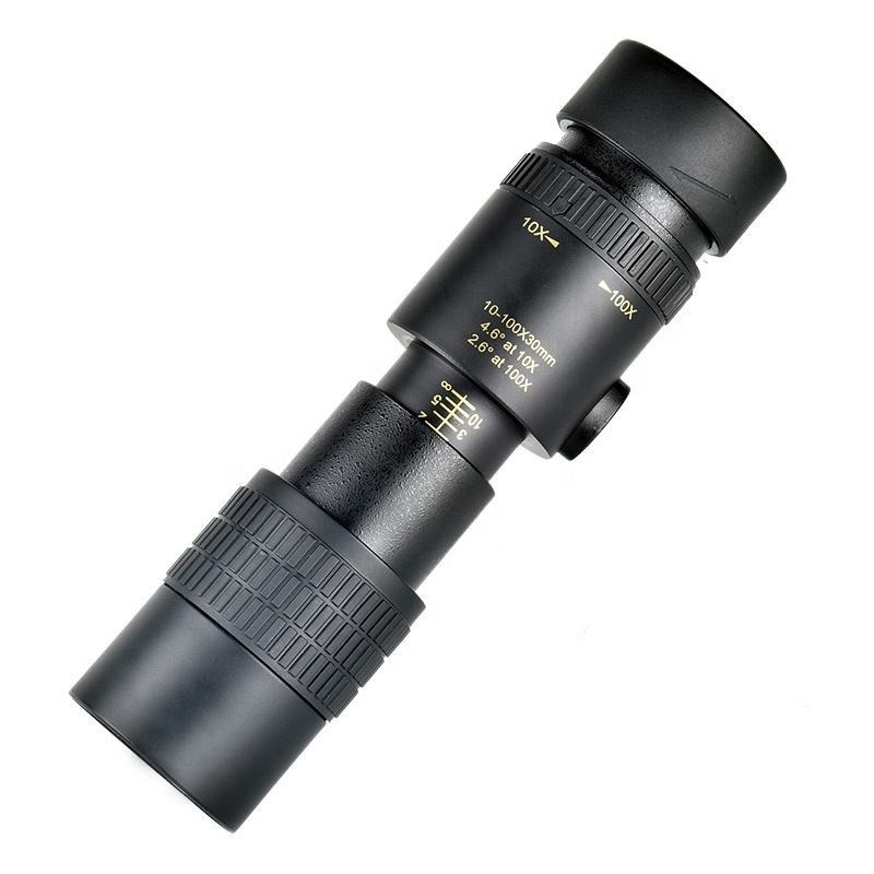 Monoculaire 10-30*30mm, trépied et adaptateur smartphone