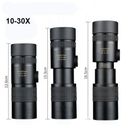 Monoculaire 10-30*30mm, trépied et adaptateur smartphone