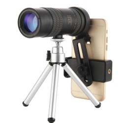 Monoculaire 10-30*30mm, trépied et adaptateur smartphone