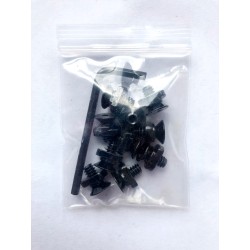 Lot 10 vis M-Lok 12 mm avec écrous T-Nuts et clé Allen
