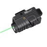 Lampe Laser vert  tactique rechargeable stroboscopique en Aluminium