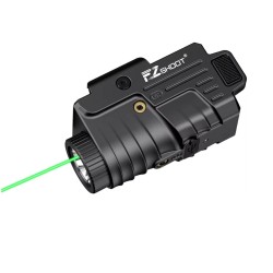 Lampe Laser vert  tactique rechargeable stroboscopique en Aluminium