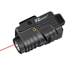 Lampe Laser rouge  tactique rechargeable stroboscopique en Aluminium