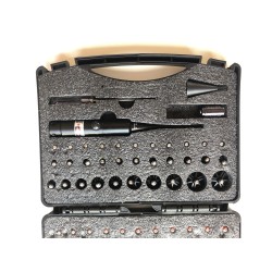 Collimateur laser universel pour réglage de lunette – 32 adaptateurs (.159 à .998 / 4,0 à 25,3 mm)