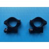 Colliers de montage lunette NON REHAUSSE Ø25.4mm / rail 20mm weaver et picatinny