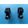 Colliers de montage lunette NON REHAUSSE Ø25.4mm / rail 20mm weaver et picatinny