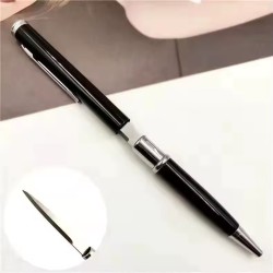 Stylo ouvre-lettres  lame en acier inoxydable - Couleur NOIR