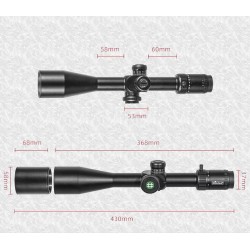 Lunette de tir Diana 6-24x50 FFP Longue Distance – Colliers 22 mm inclus