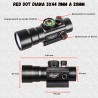 Red dot Diana avec zoom 3X44 point rouge et vert pour rail de 11 et 20 mm